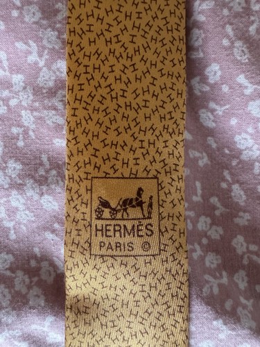 Hermès men silk - men's, tie
