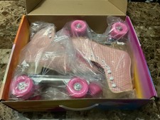 NIB Impala Roller Skates Womens Size 7 Vegan Pink Tartan 58mm Wheels Retro $120