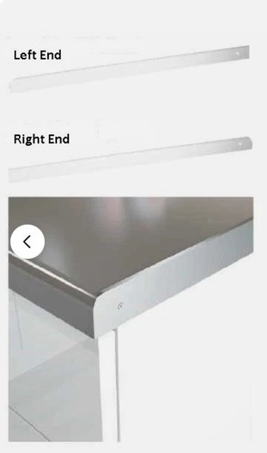 Aluminium kitchen worktop - aluminium,