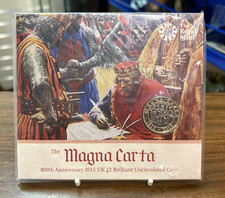 Lovely Rare Royal Mint The Magna Carta 800th Anniversary 2025 BUNC UK £2 SU802