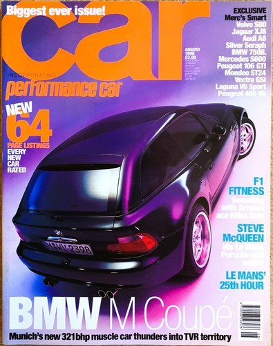 Car magazine aug 1998 bmw - -,