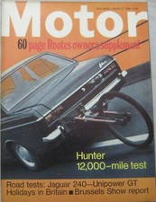Motor magazine 27/1/1968