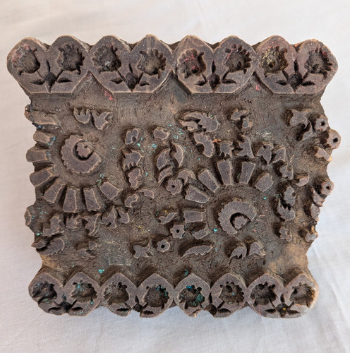 Vintage indian carved wooden - vintage,