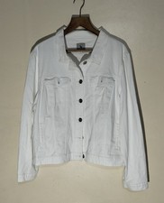 TU White Stretch Denim Trucker