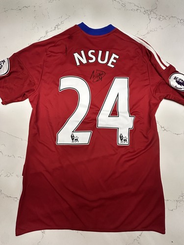 Match worn signed emilio nsue - emilio,