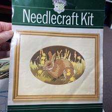 Rabbit Tapestry long stitch