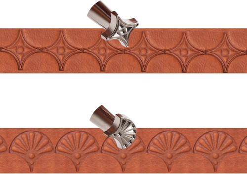 Leather stamps 2pcs stamping - stamps,2pcs,