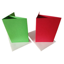 Plain Tri Fold Card Blanks