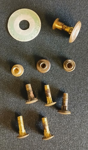 Vintage saw handle screws/