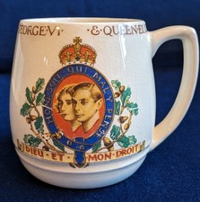 King George VI Coronation Commemorative Mug From  May 1937