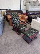 Chesterfield slipper chair and