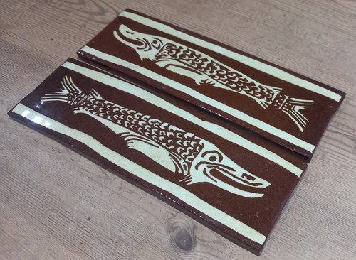 Medieval style encaustic - medieval,