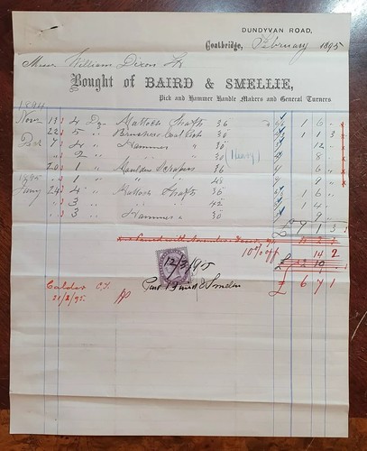 1895 baird smellie - 1895, handle