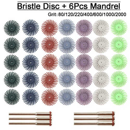 41pcs 25mm radial bristle - radial, disc