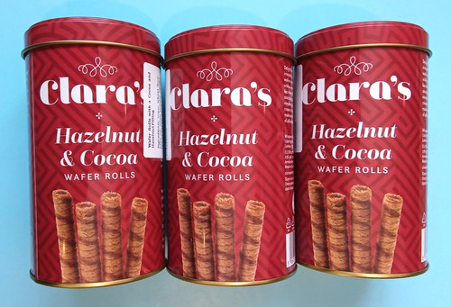 Clara hazelnut cocoa wafer - &,