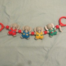 Vintage Pram Baby Rattle