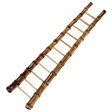  Wood Ladder Small Garden Ornaments Mini Decoration Miniature Decorative Bamboo
