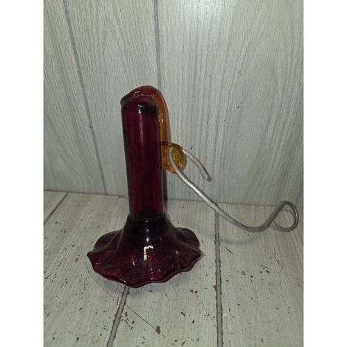 Vintage blown glass parasol - vintage,