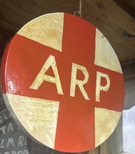 Vintage style Hand Painted Reproduction ARP AIR RAID SHELTER Wooden Sign