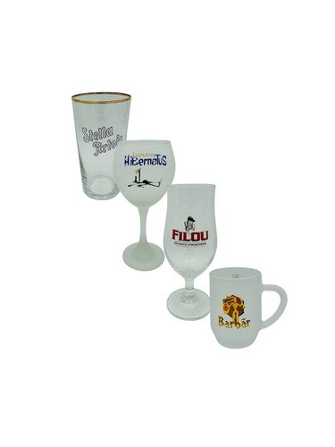 Belgian beer glasses 25cl - belgian,