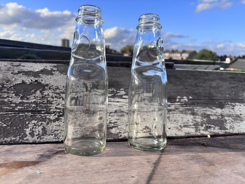 Vintage glass soda bottles - glass,