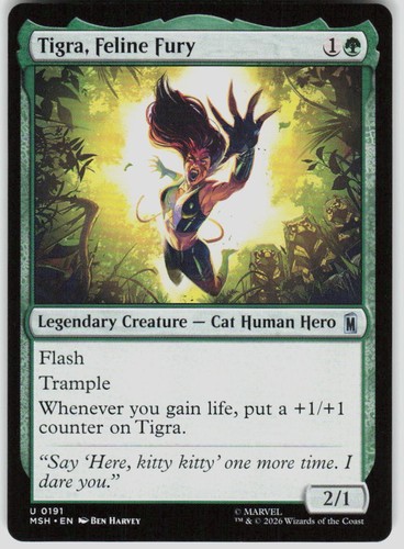 Tigra feline fury 191 marvel - tigra,