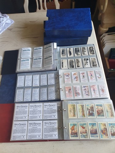 Albums cigarette cards - x,