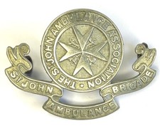 St John Ambulance Brigade Cap Badge (I2)