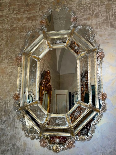 Imposing venetian mirror - venetian,