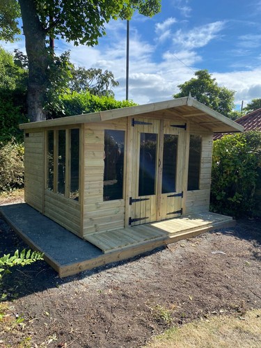 Garden shed summer - garden,
