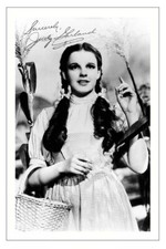 JUDY GARLAND SIGNED AUTOGRAPH PHOTO PRINT THE WIZARD OF OZ