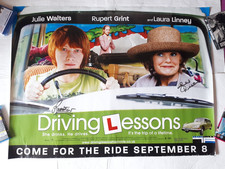 DRIVING LESSONS signed RUPERT GRINT JULIE WALTERS original POSTER UK QUAD 30x40"