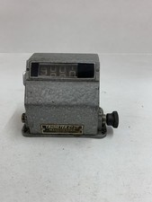 Vintage Trumeter Co Manchester Mechanical Counter Industrial Antique