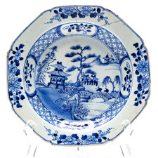 Chinese Porcelain Plate Blue