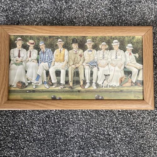 Framed print bowls - bowls, nine