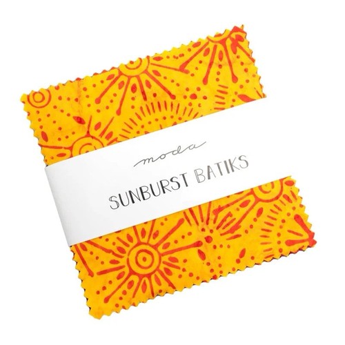 Moda sunburst batiks leaves - batiks,