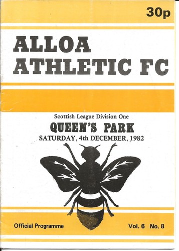 Alloa athletic queens park - alloa, v