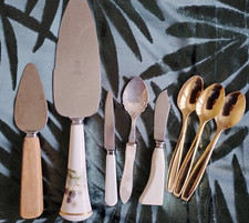 JOB LOT VINTAGE CUTLERY GOLD