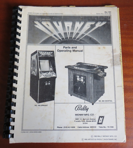 Journey 1983 bally midway - 1983,