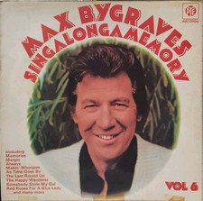 Max Bygraves - Singalong A Memory V6             Vinyl/Records/Albums/LP/Singles
