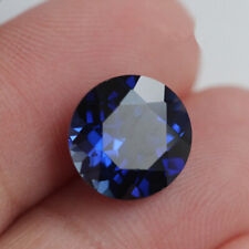 AAAA+Blue Tanzanite 7.39ct Unheated 12mm Top Round Shape Loose Gemstones New