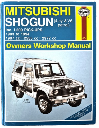 Haynes mitsubushi shogun - mitsubushi,