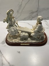 Giuseppe Armani See-saw Lovers Figurine  , Capodimonte , Made In Italy .