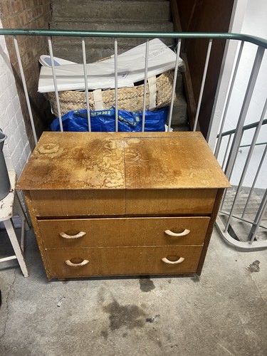 Teak low chest drawers - teak, 2