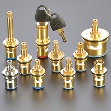 Replacement Tap Valves Ceramic Disc Cartridges gland Quarter Turn 20 teeth 1/2"