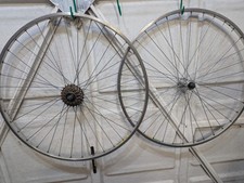 ODD PAIR MAVIC MA RIM SHIMANO 105 HUB, RIGIDA AS 23X RACING BIKE ROAD WHEELSET