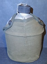 WWII Army Canteen with Canvas Cover