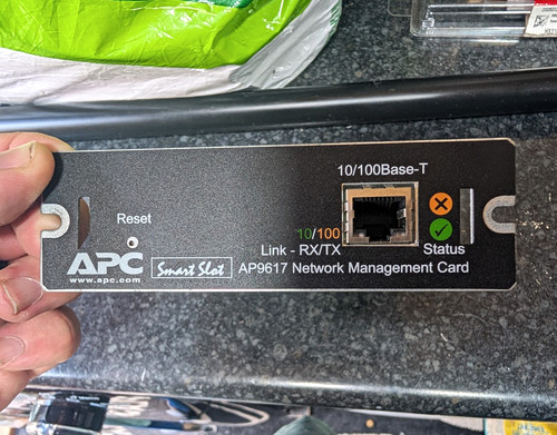 Apc smartslot ap9617 network - smartslot,