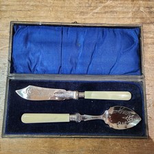 Vintage Cased Bone Handled