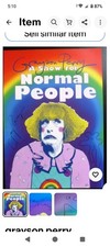 grayson perry signed poster 